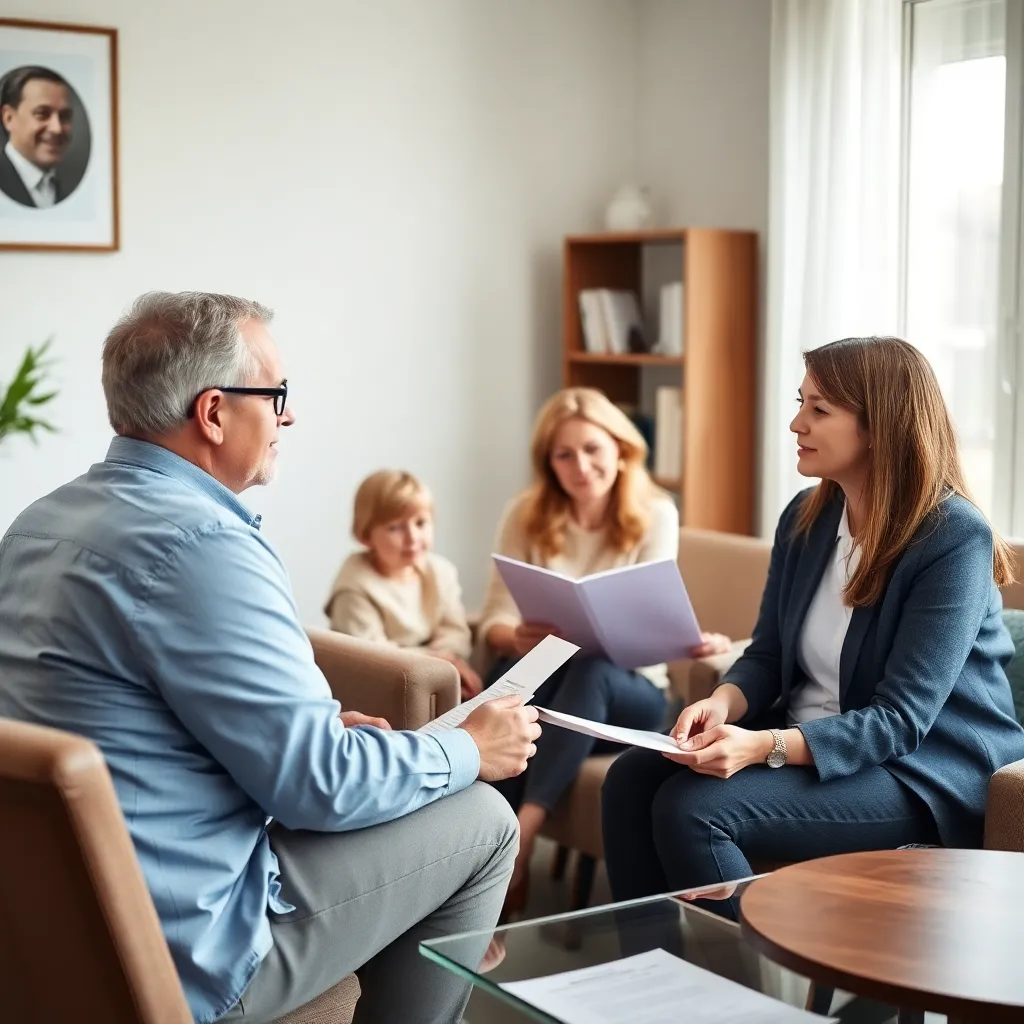 Vastgoedadviseur die een investeringskans in de Nederlandse markt presenteert